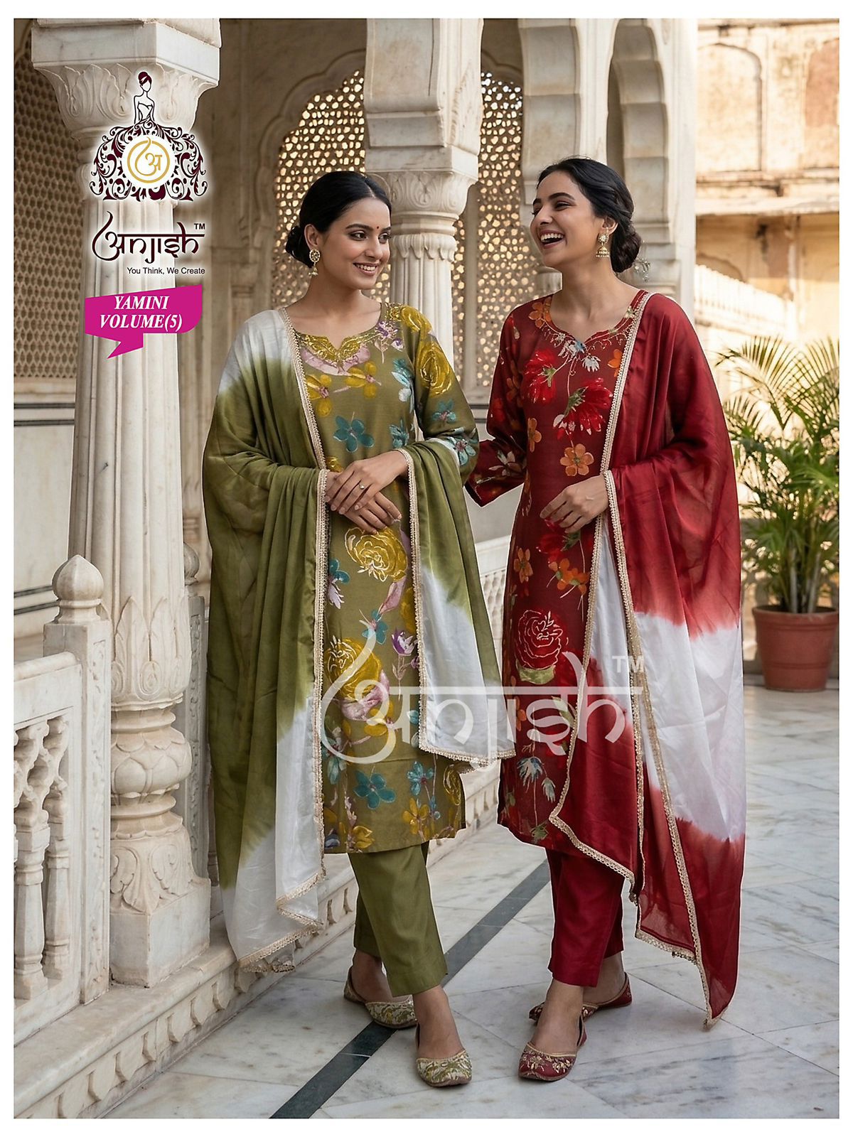 Yamini Anjish Gaji Readymade Pant Style Suits Manufacturer Gujarat
