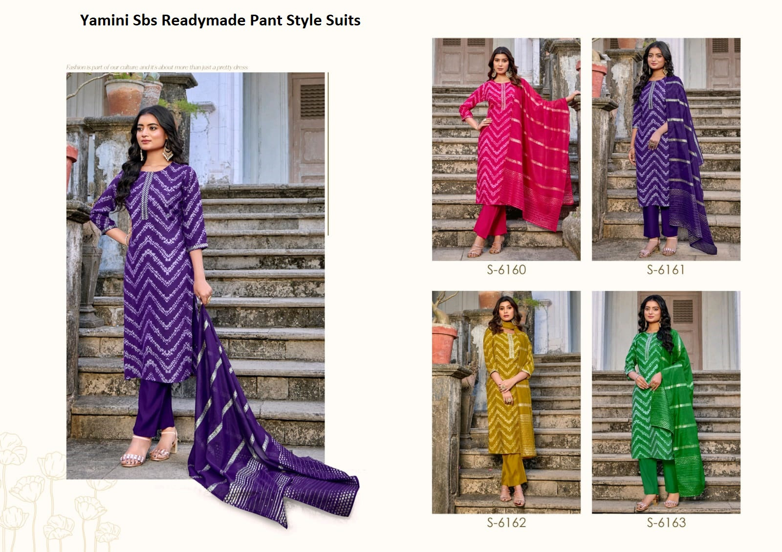 Yamini Sbs Modal Chanderi Readymade Pant Style Suits Manufacturer