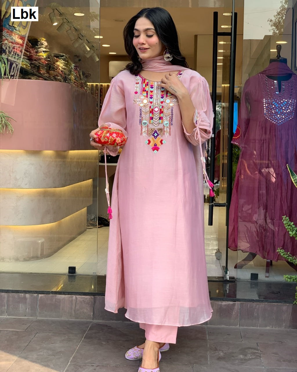 Yamini Vol 1 Lbk Chanderi Silk Readymade Anarkali Suits Wholesale