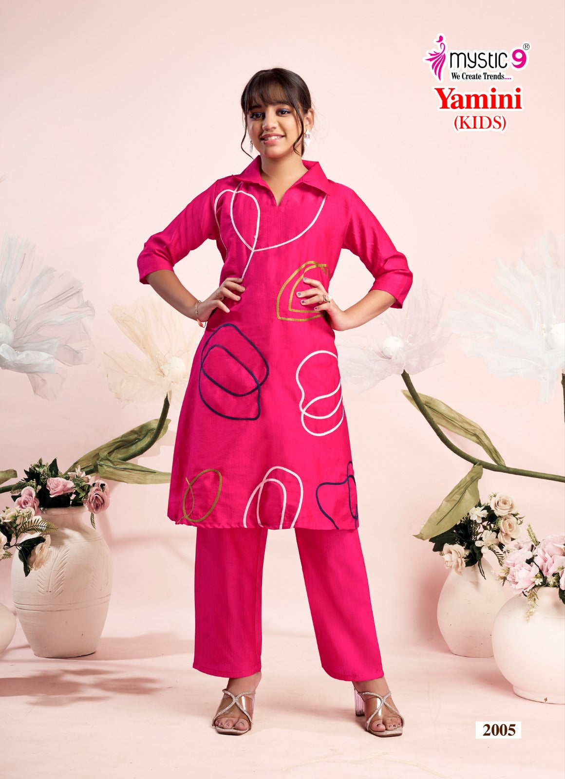 Yamini Vol 2 Mystic 9 Vertican Girls Co Ord Set Supplier Ahmedabad