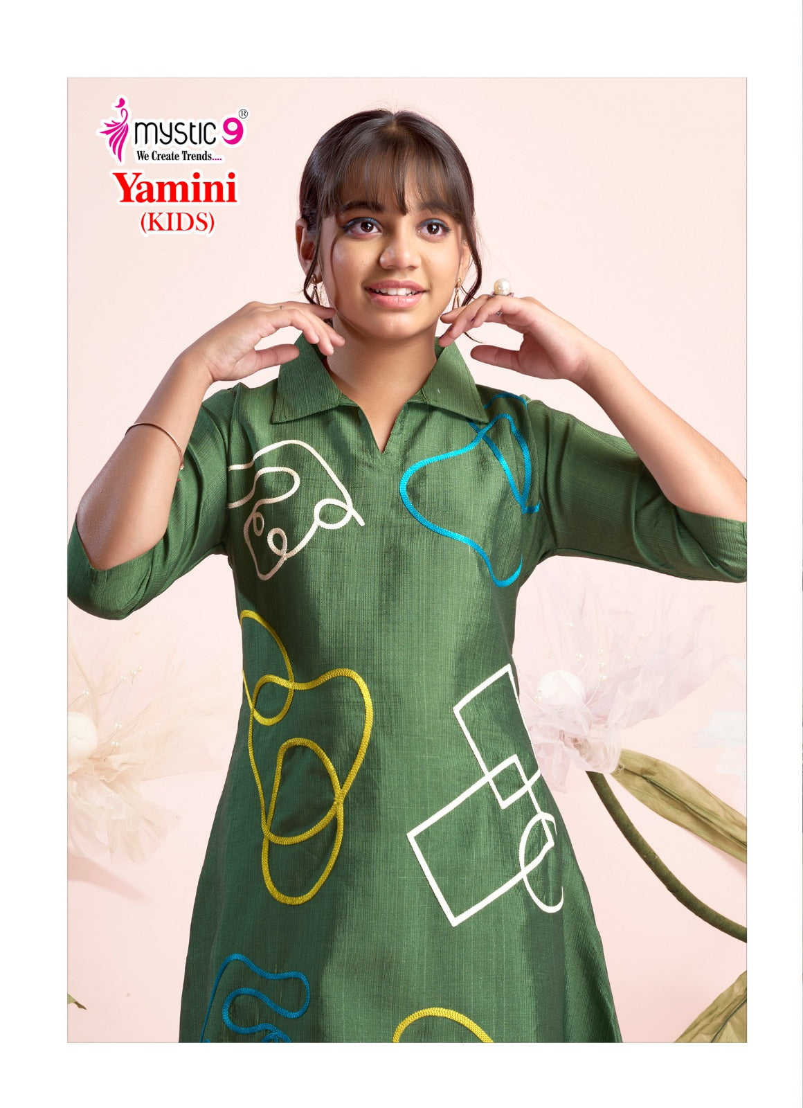 Yamini Vol 2 Mystic 9 Vertican Girls Co Ord Set Supplier Ahmedabad