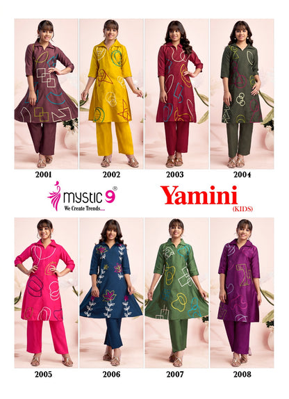 Yamini Vol 2 Mystic 9 Vertican Girls Co Ord Set Supplier Ahmedabad