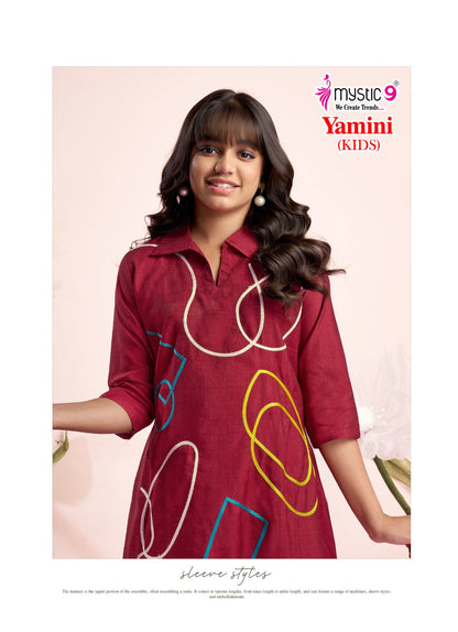 Yamini Vol 2 Mystic 9 Vertican Girls Co Ord Set Supplier Ahmedabad