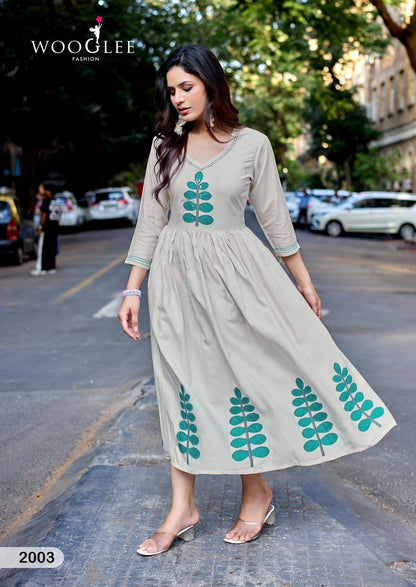 Yamini Wooglee Rayon One Piece Exporter Gujarat