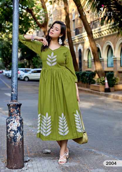 Yamini Wooglee Rayon One Piece Exporter Gujarat