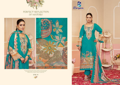 Yamy Sargam Prints Pure Lawn Pant Style Suits Supplier India