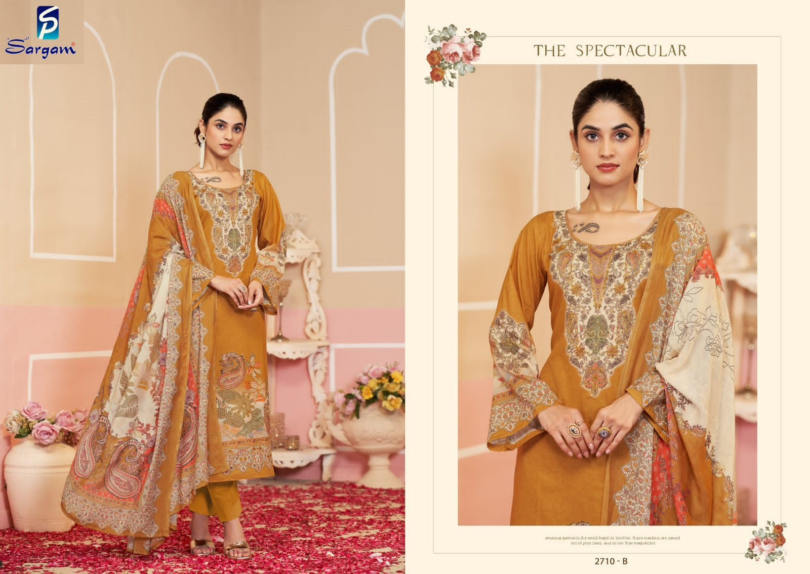 Yamy Sargam Prints Pure Lawn Pant Style Suits Supplier India