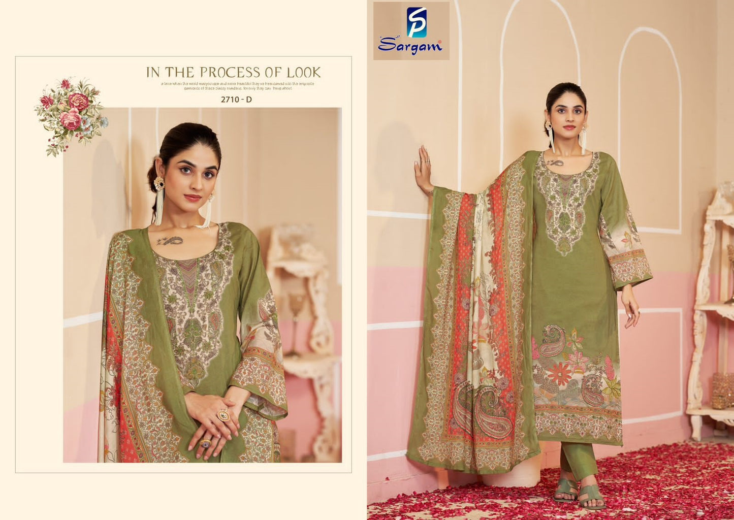 Yamy Sargam Prints Pure Lawn Pant Style Suits Supplier India