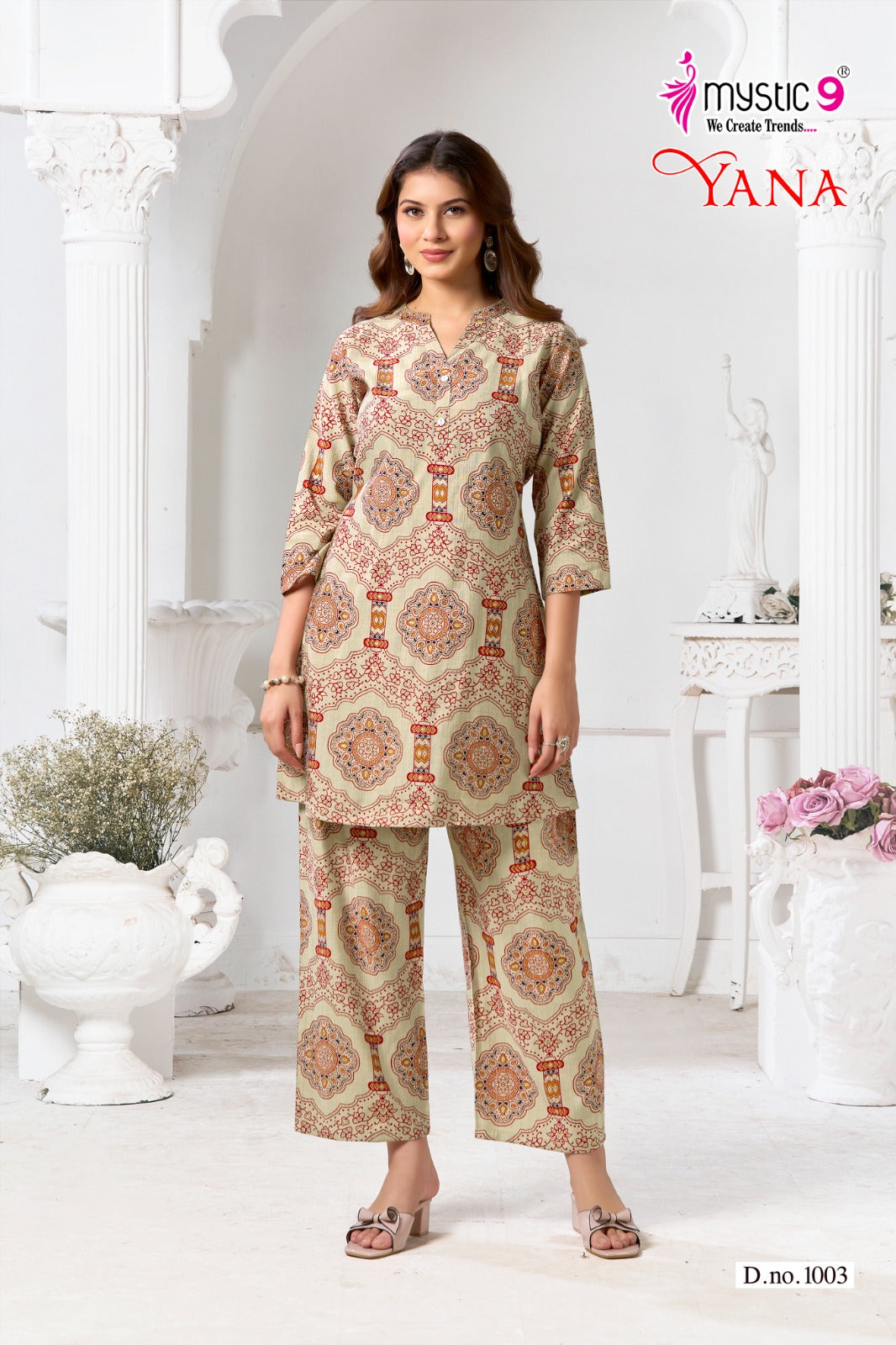 Yana Vol 1 Mystic 9 Vertican Co Ord Set Supplier Ahmedabad