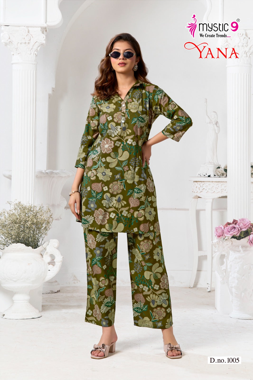 Yana Vol 1 Mystic 9 Vertican Co Ord Set Supplier Ahmedabad