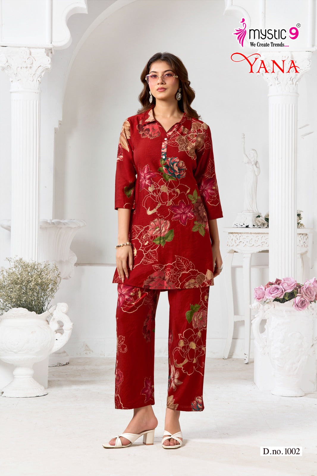 Yana Vol 1 Mystic 9 Vertican Co Ord Set Supplier Ahmedabad