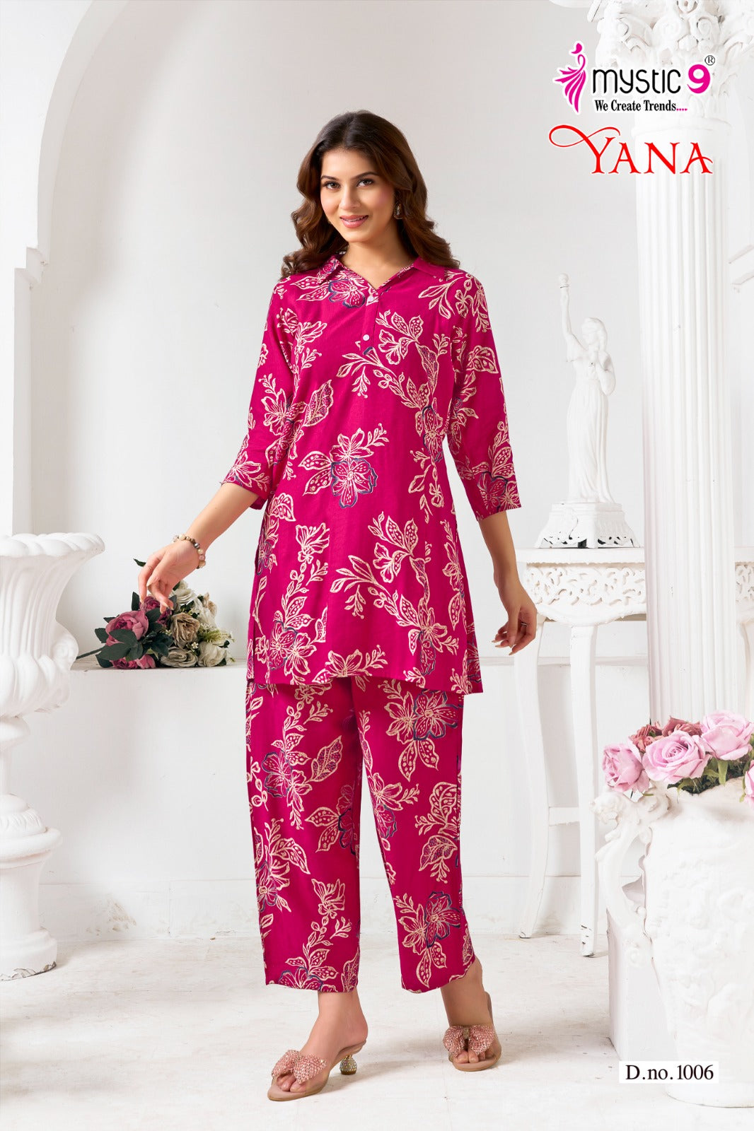 Yana Vol 1 Mystic 9 Vertican Co Ord Set Supplier Ahmedabad