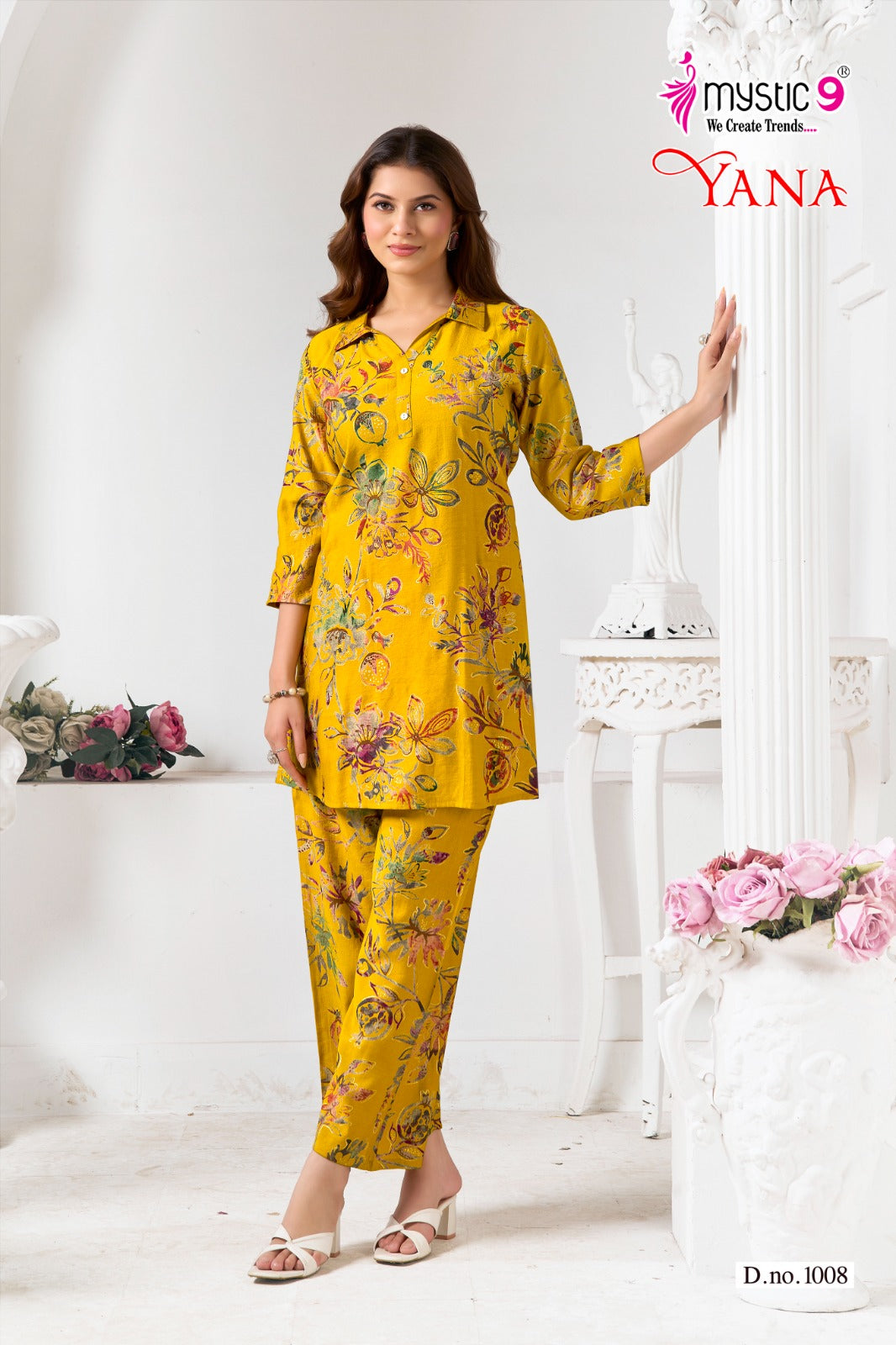 Yana Vol 1 Mystic 9 Vertican Co Ord Set Supplier Ahmedabad
