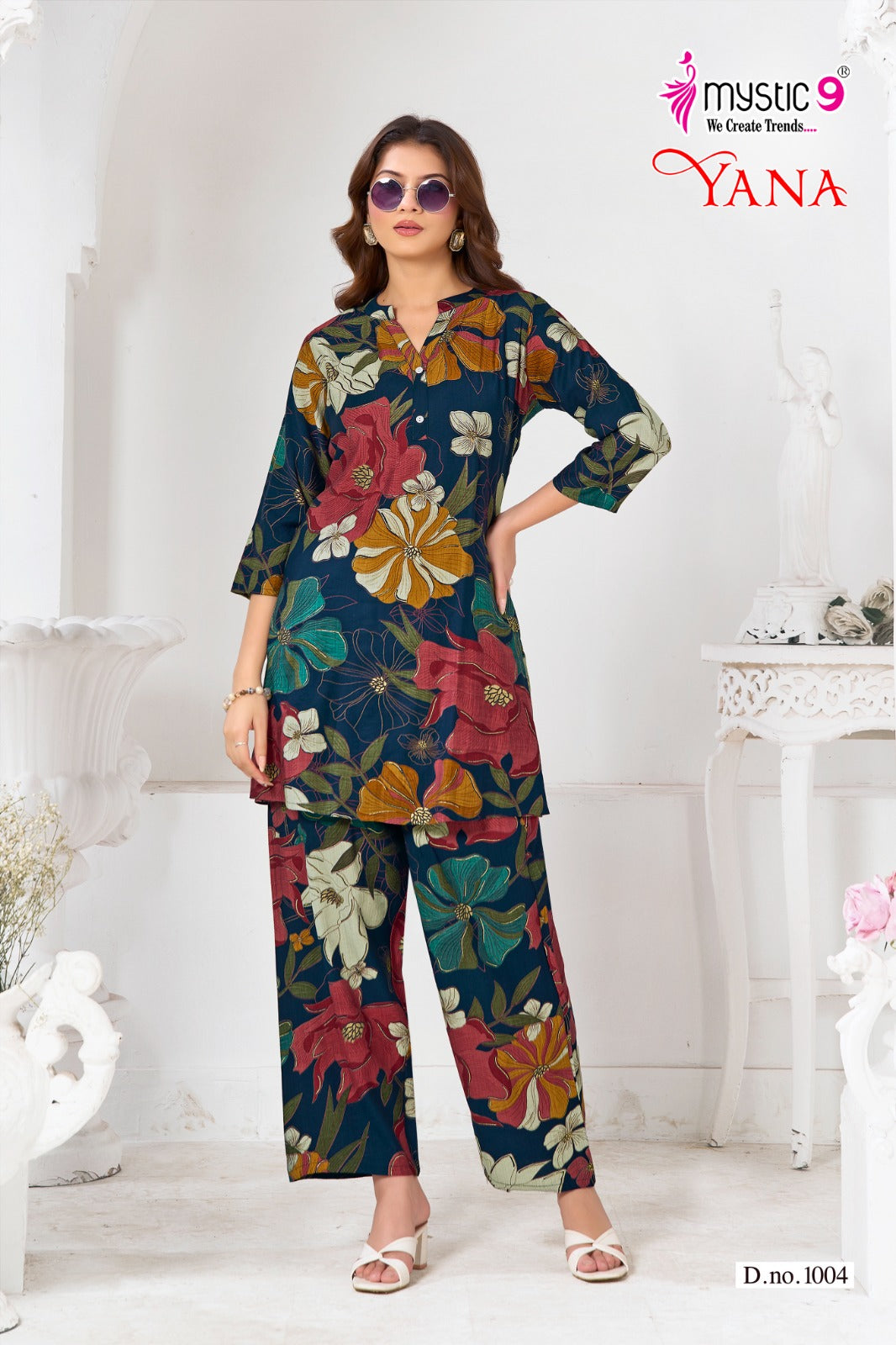 Yana Vol 1 Mystic 9 Vertican Co Ord Set Supplier Ahmedabad