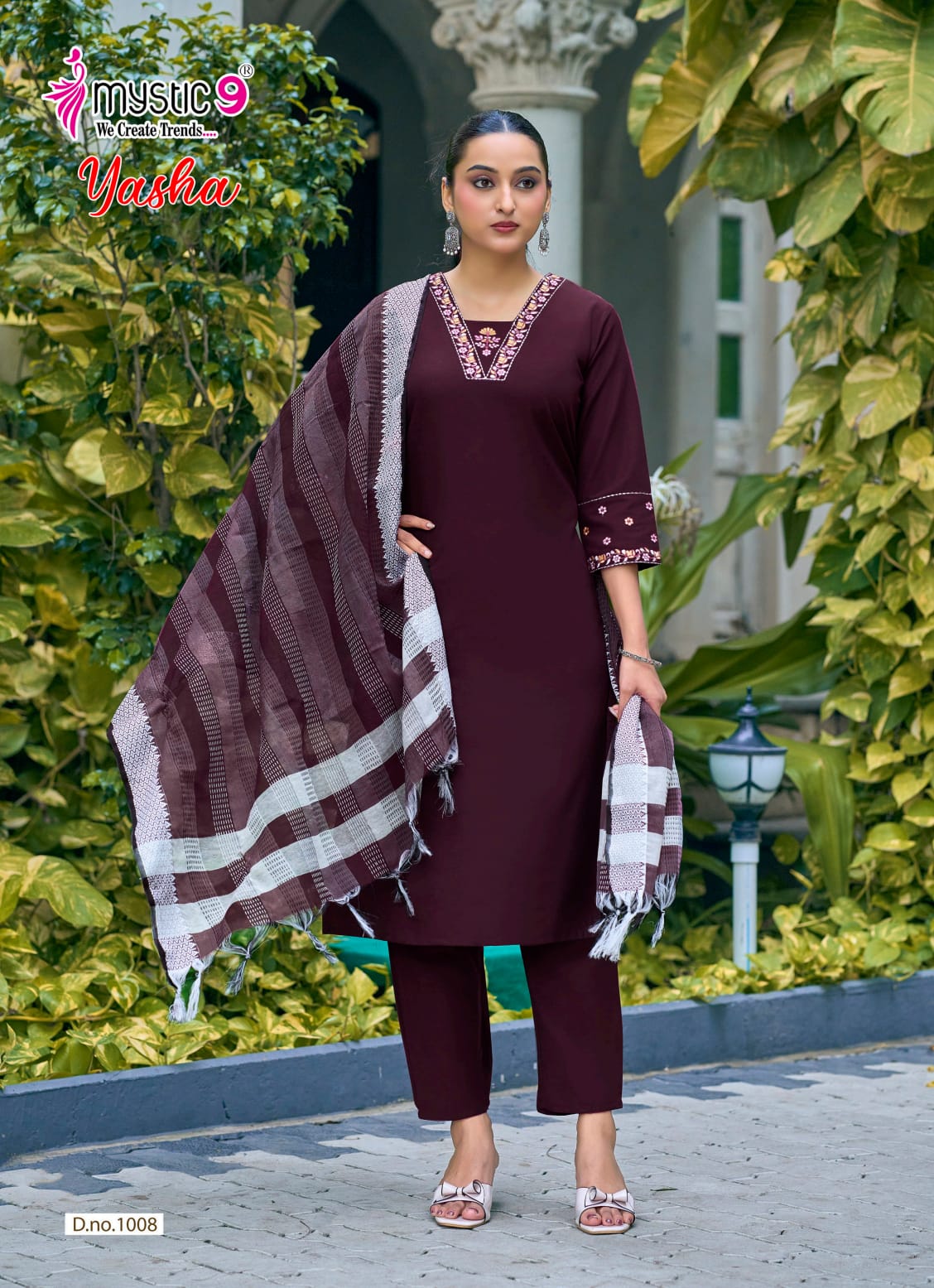 Yasha Vol 1 Mystic 9 Handloom Readymade Pant Style Suits Exporter