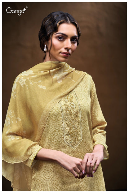 Yashika 3789 Ganga Premium Cotton Plazzo Style Suits Manufacturer India