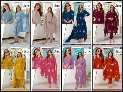 Yashika Jnx Mal Cotton Readymade Pant Style Suits Exporter