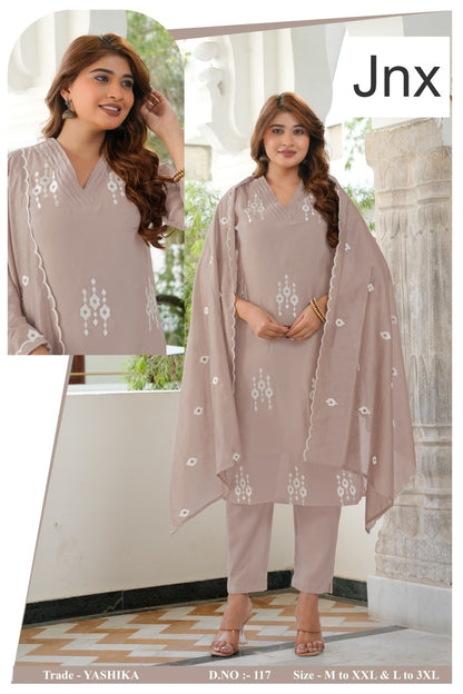 Yashika Jnx Mal Cotton Readymade Pant Style Suits Exporter