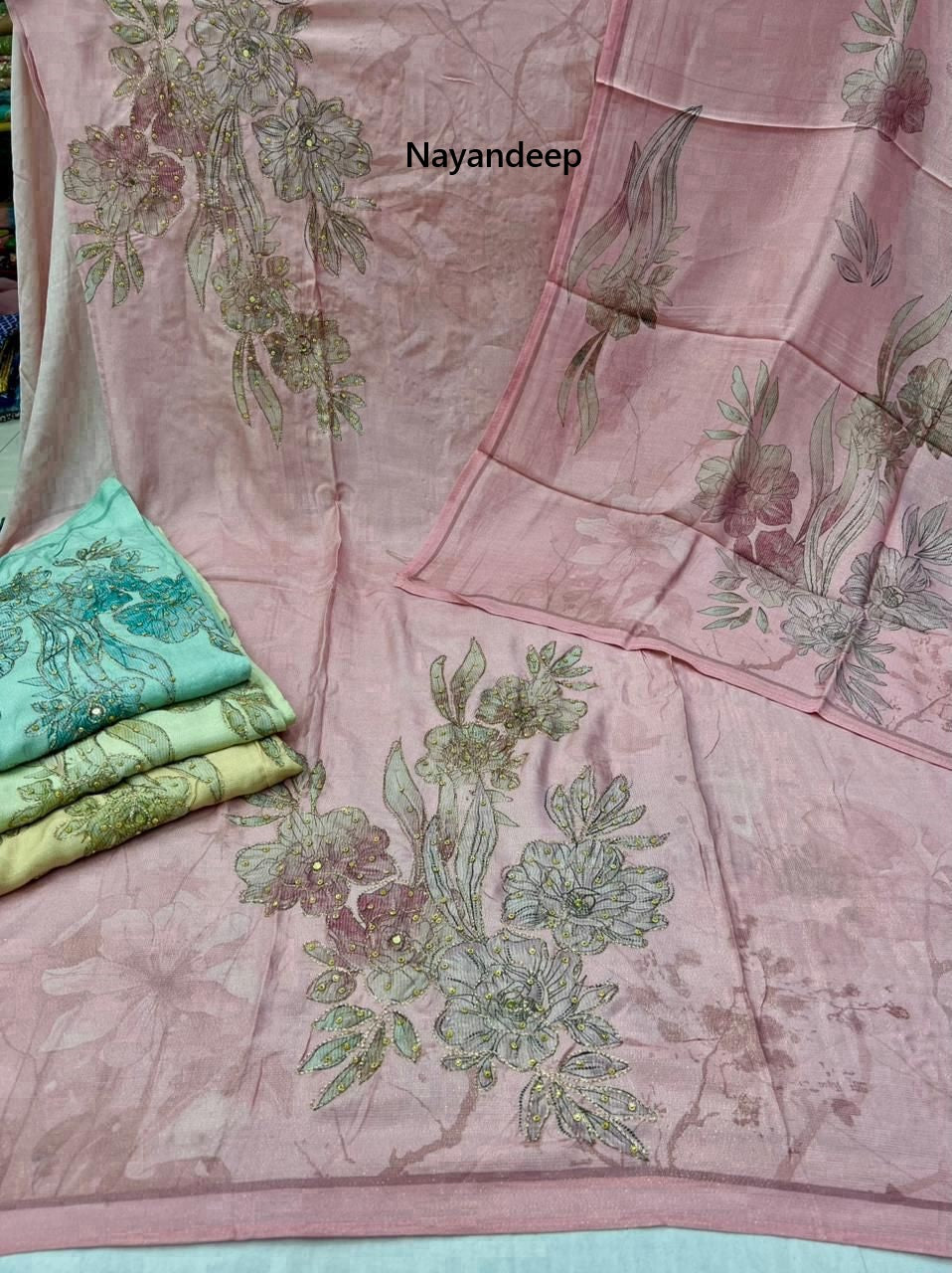 Yashika Nayandeep Shimmer Salwar Suits Wholesale Price