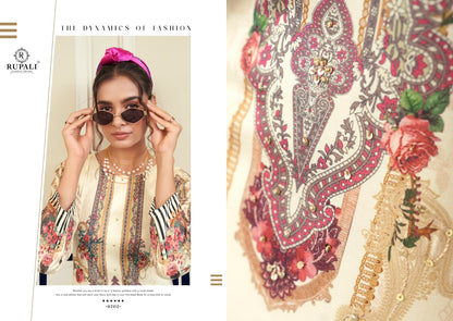 Yashika Rupali Jaam Satin Pant Style Suits Wholesaler Gujarat