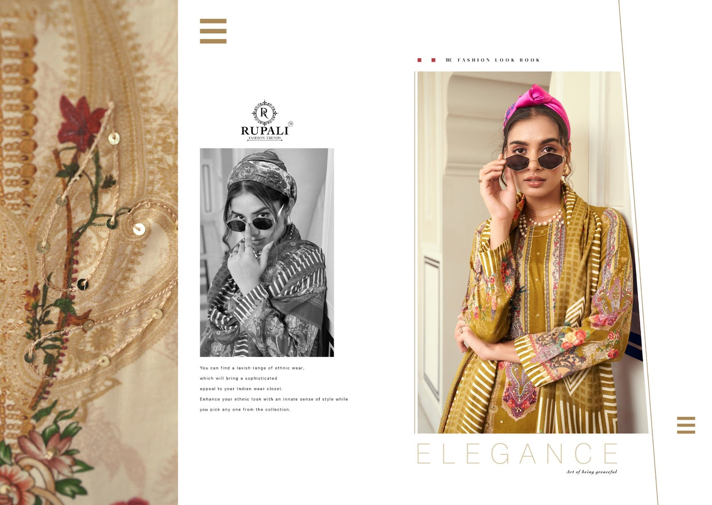 Yashika Rupali Jaam Satin Pant Style Suits Wholesaler Gujarat