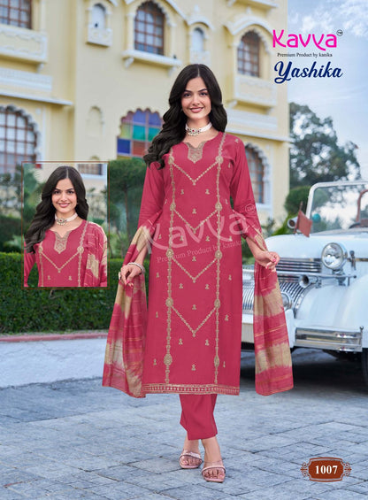 Yashika Vol 1 Kavya Vatican Readymade Pant Style Suits Wholesale Rate