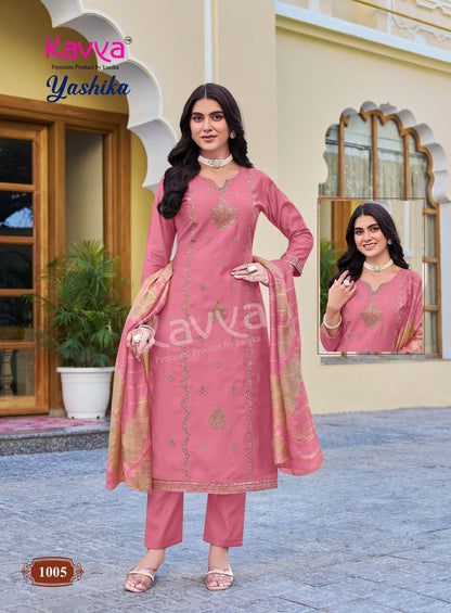 Yashika Vol 1 Kavya Vatican Readymade Pant Style Suits Wholesale Rate