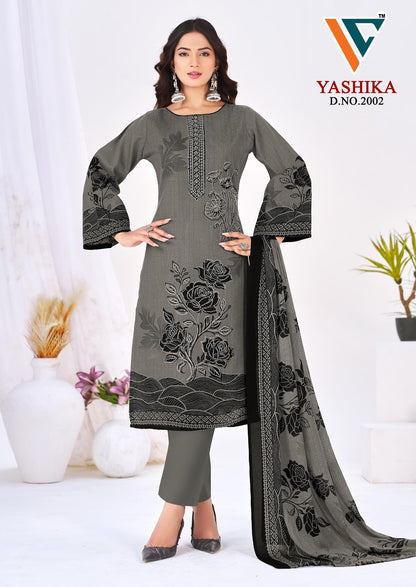 Yashika Vol 2 Vandana Creation Mix Cotton Karachi Salwar Suits Wholesale Price