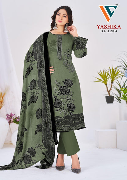 Yashika Vol 2 Vandana Creation Mix Cotton Karachi Salwar Suits Wholesale Price