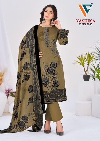 Yashika Vol 2 Vandana Creation Mix Cotton Karachi Salwar Suits Wholesale Price