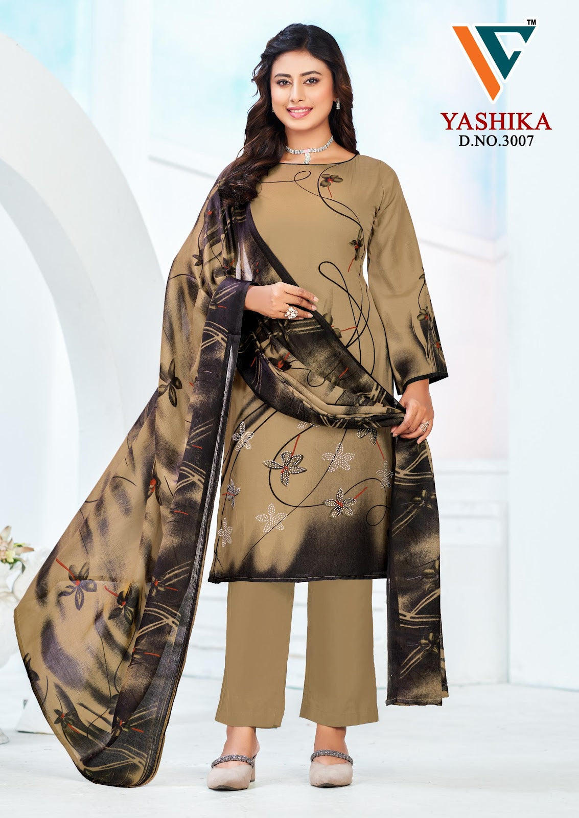 Yashika Vol 3 Vandana Creation Mix Cotton Karachi Salwar Suits Wholesaler Ahmedabad