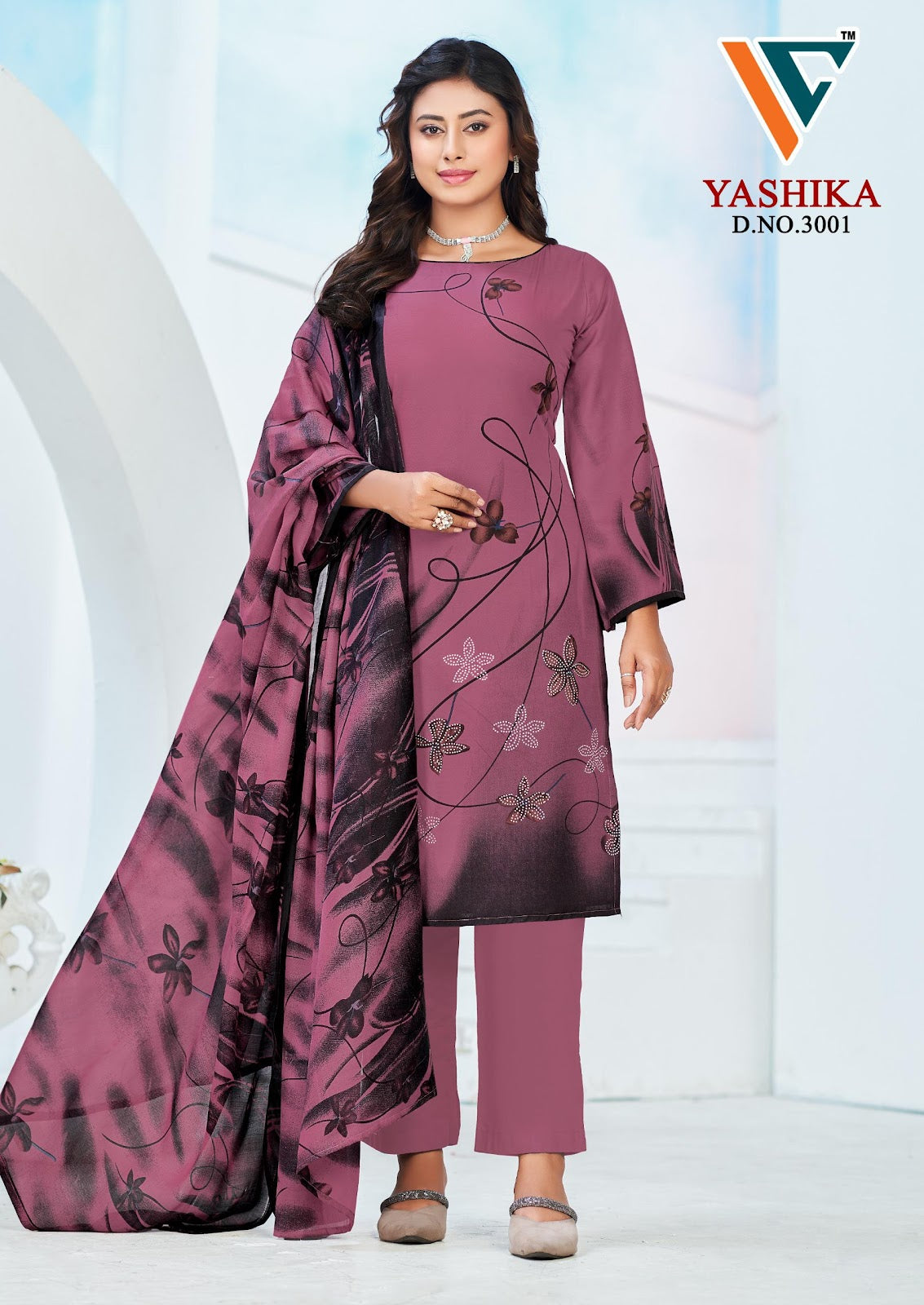 Yashika Vol 3 Vandana Creation Mix Cotton Karachi Salwar Suits Wholesaler Ahmedabad