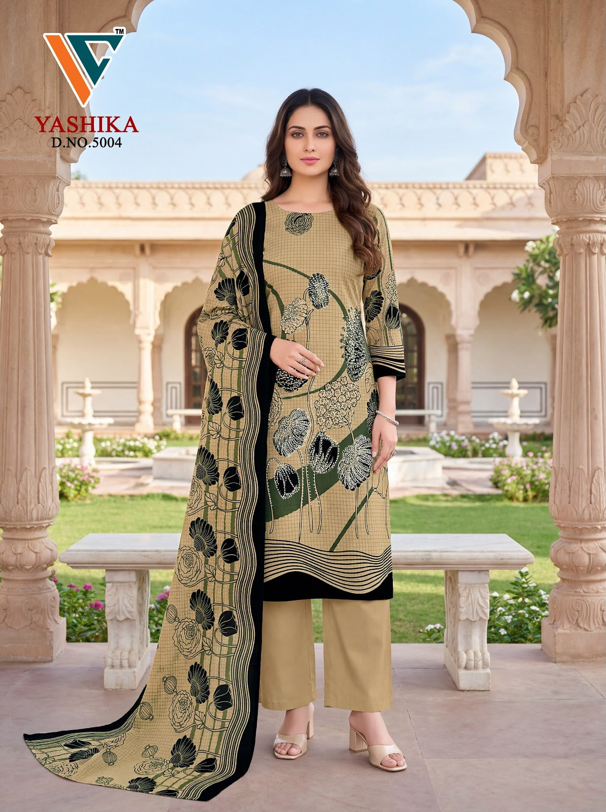 Yashika Vol 5 Vandana Creation Mix Cotton Karachi Salwar Suits Supplier Gujarat