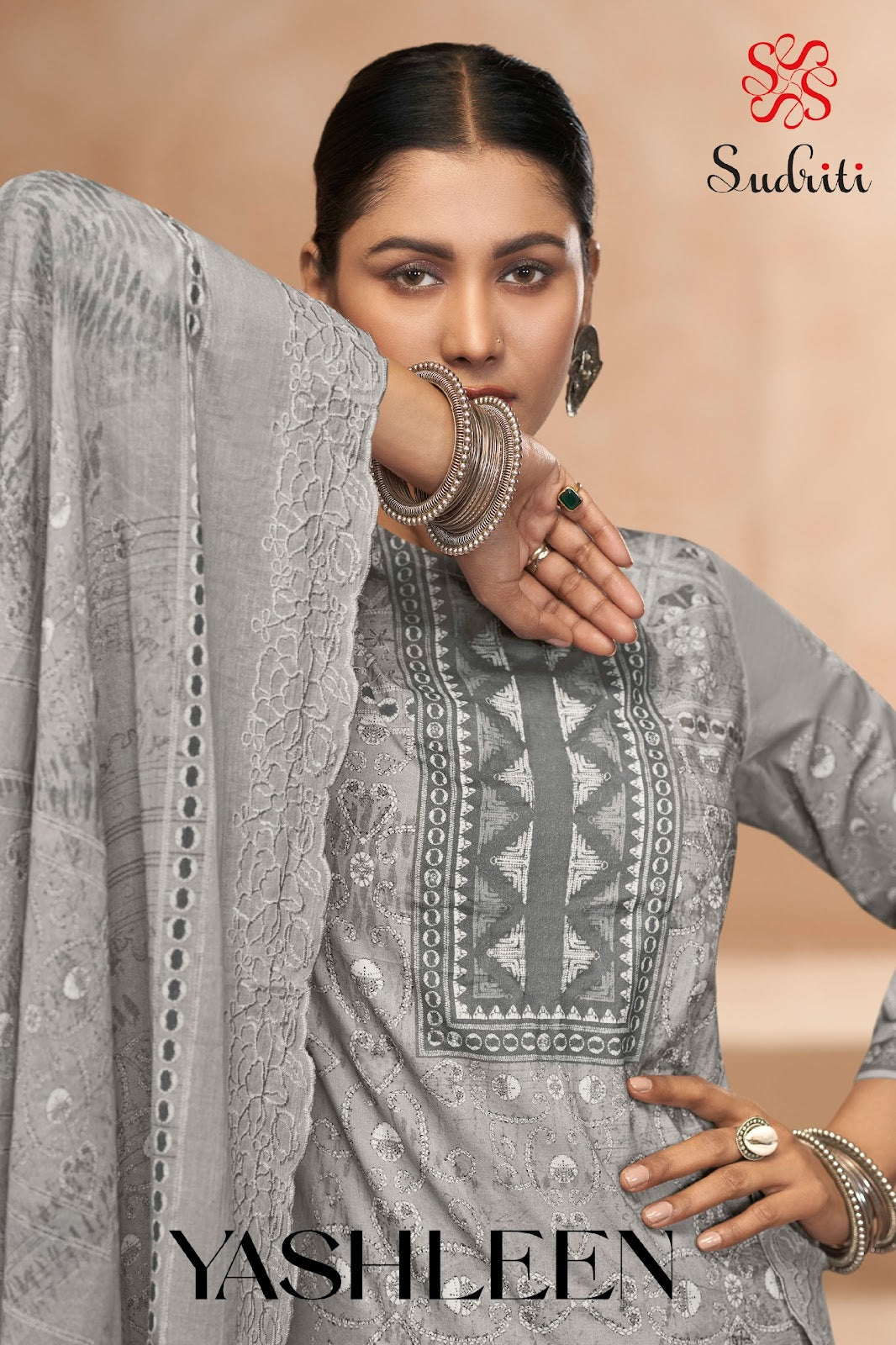 Yashleen Sudriti Sahiba Pure Cotton Plazzo Style Suits Wholesaler Gujarat