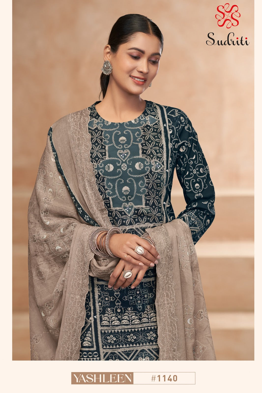 Yashleen Sudriti Sahiba Pure Cotton Plazzo Style Suits Wholesaler Gujarat