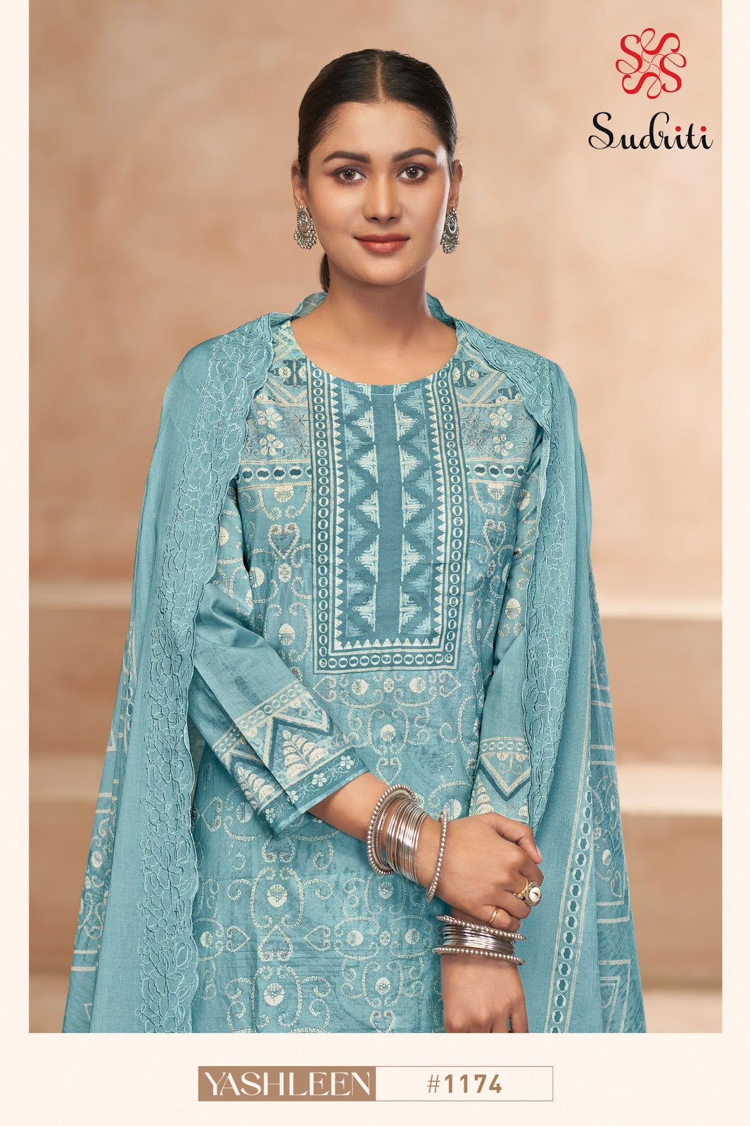 Yashleen Sudriti Sahiba Pure Cotton Plazzo Style Suits Wholesaler Gujarat