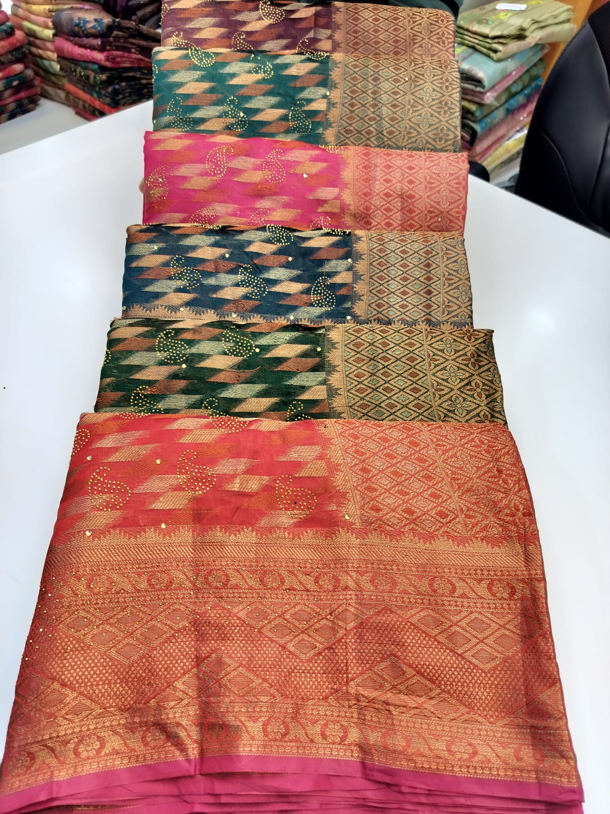 Yashoda Saroj Soft Organza Sarees Exporter India