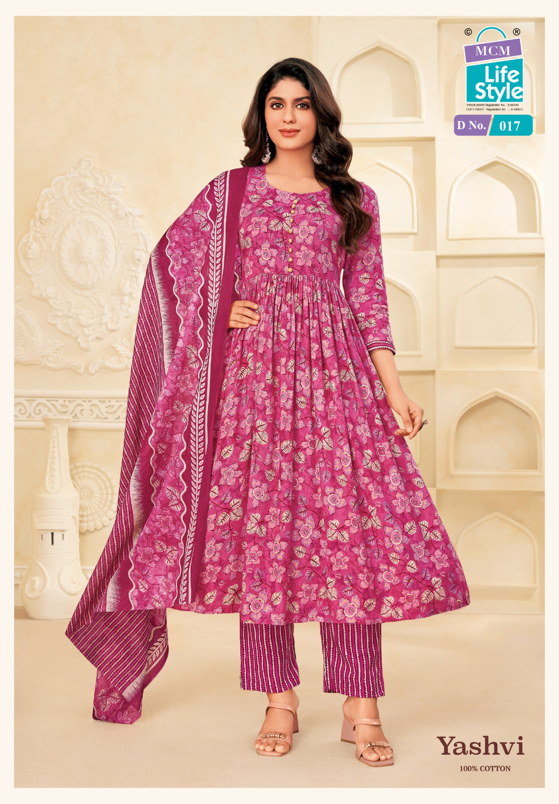 Yashvi Mcm Lifestyle Cotton Readymade Anarkali Suits Wholesale