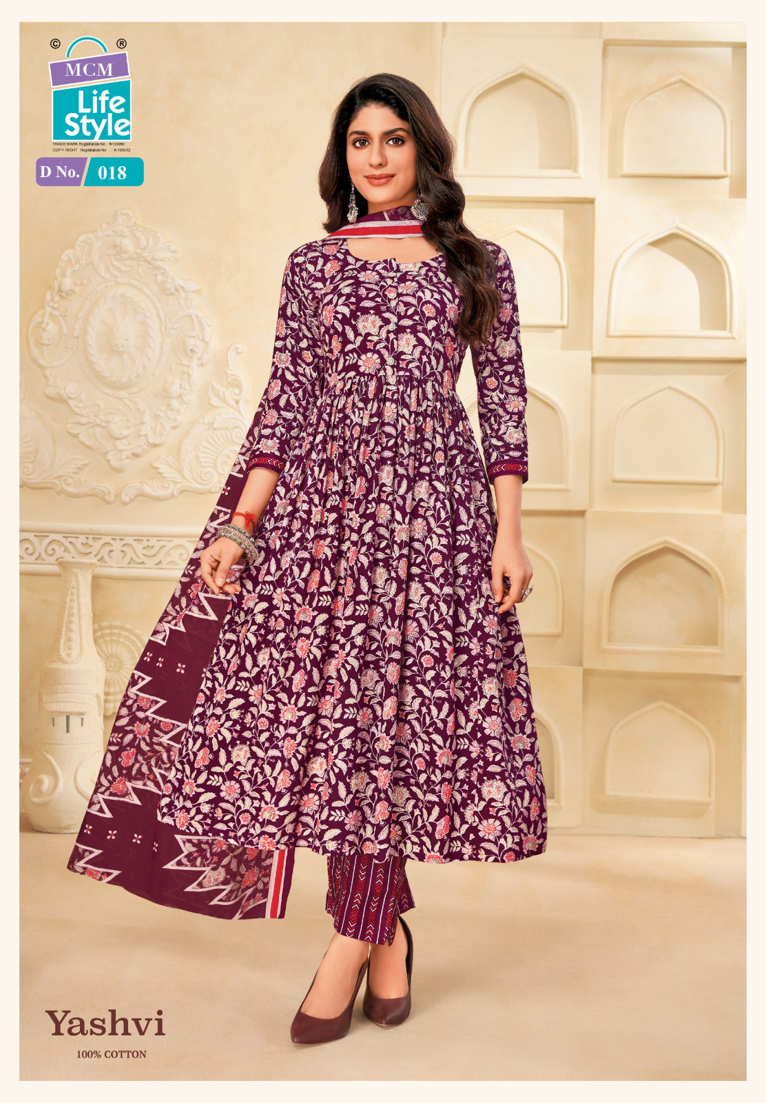 Yashvi Mcm Lifestyle Cotton Readymade Anarkali Suits Wholesale