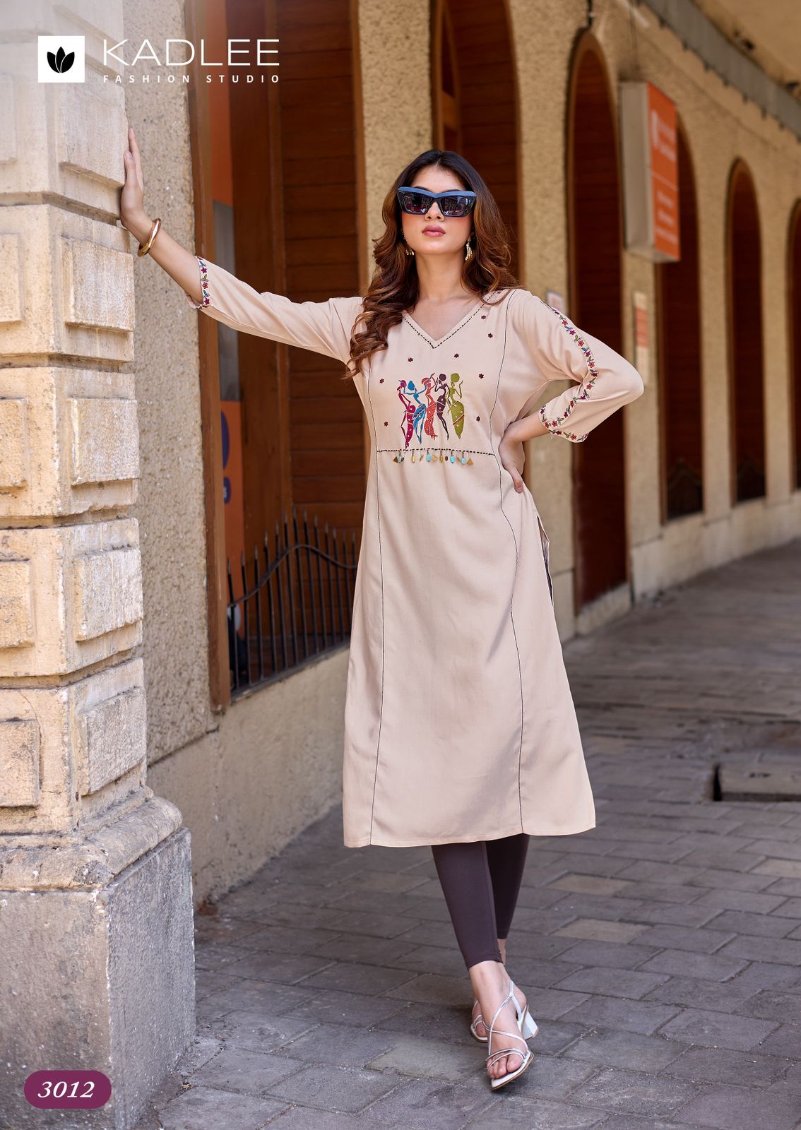 Yashvi Vol 2 Kadlee Rayon Long Straight Kurti Manufacturer