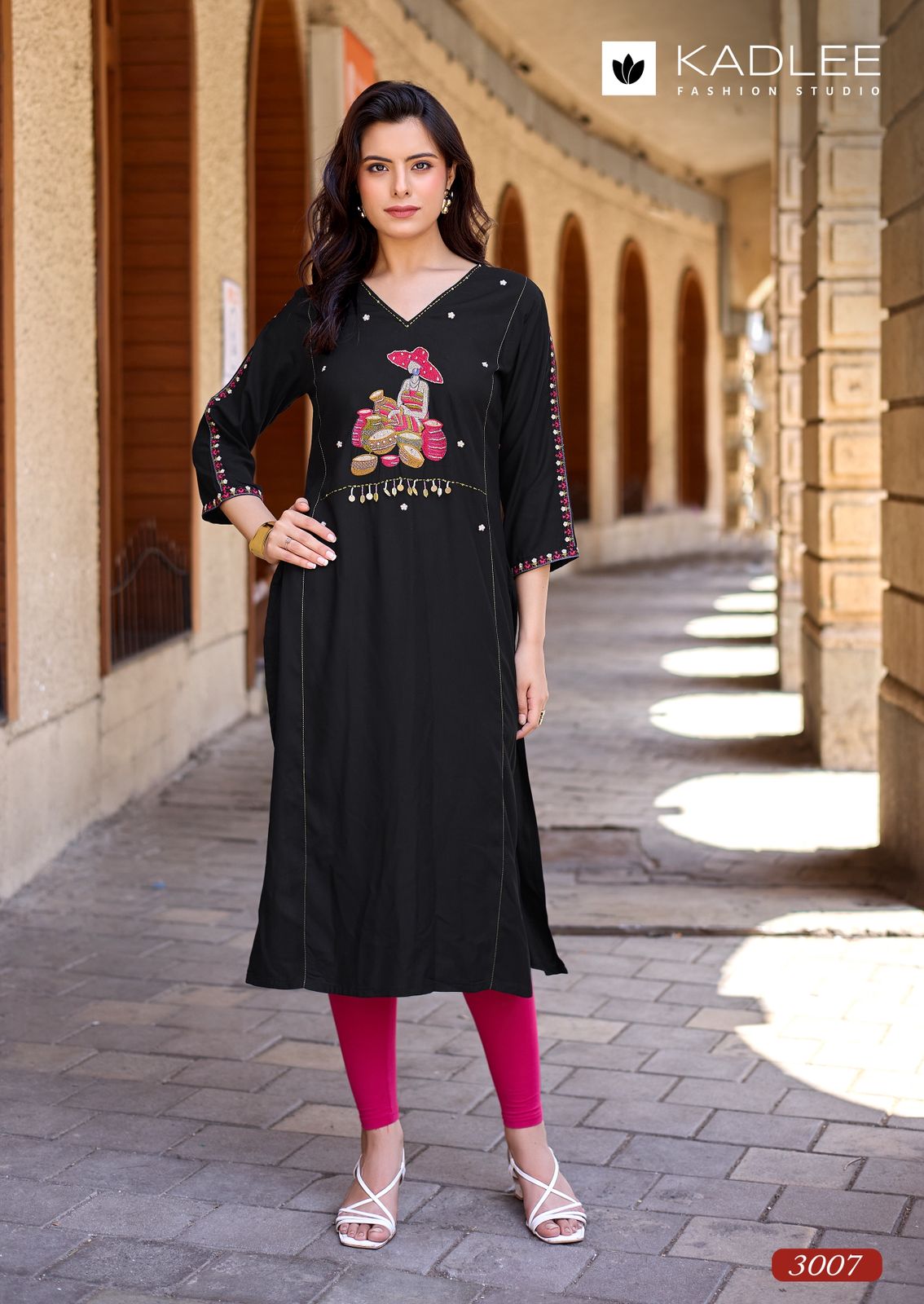Yashvi Vol 2 Kadlee Rayon Long Straight Kurti Manufacturer