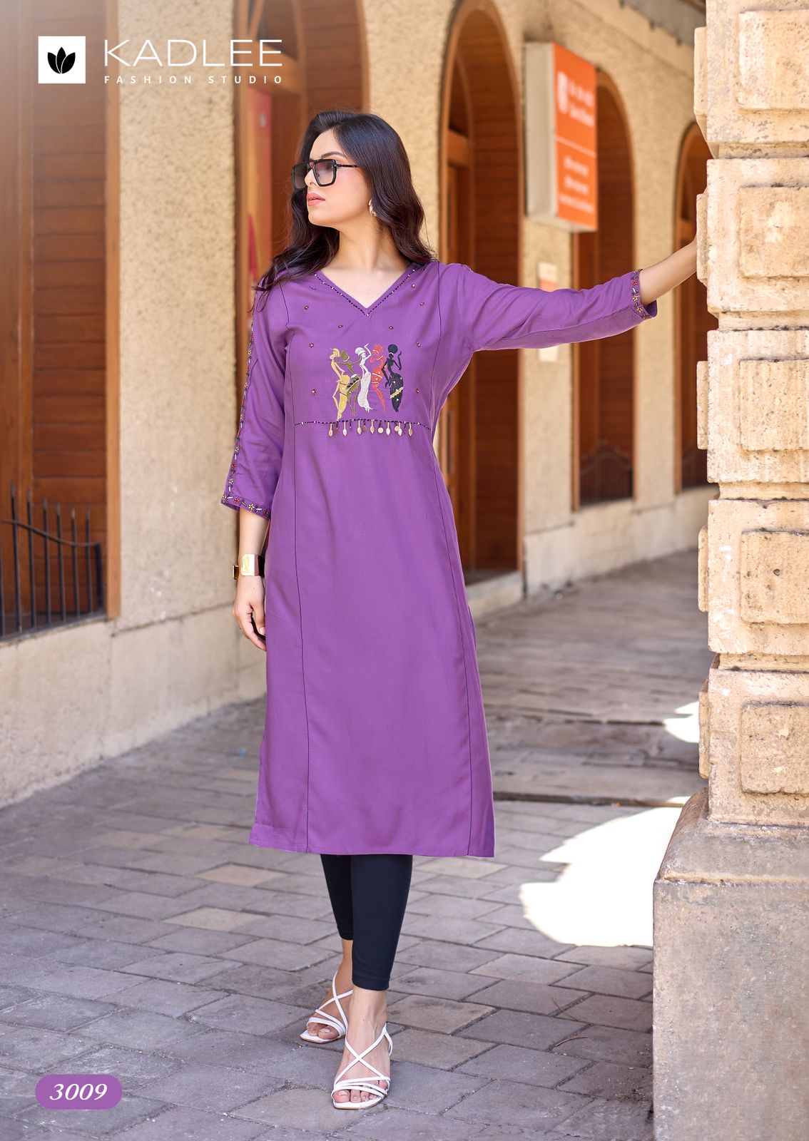 Yashvi Vol 2 Kadlee Rayon Long Straight Kurti Manufacturer