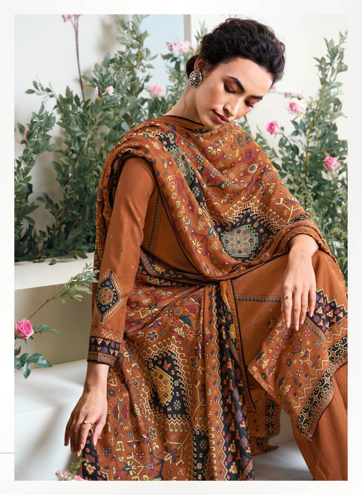 Yasiah Ganga Premium Pashmina Suits Wholesaler Ahmedabad