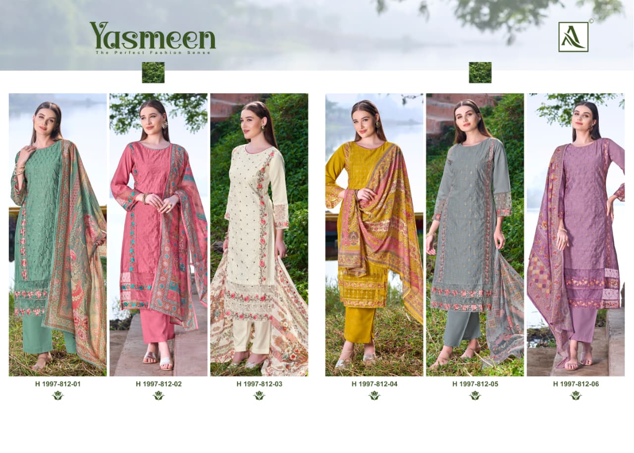 Yasmeen Alok Viscose Karachi Salwar Suits Exporter Ahmedabad