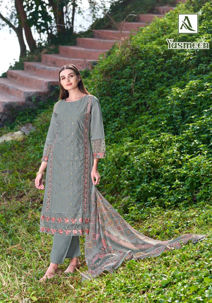 Yasmeen Alok Viscose Karachi Salwar Suits Exporter Ahmedabad