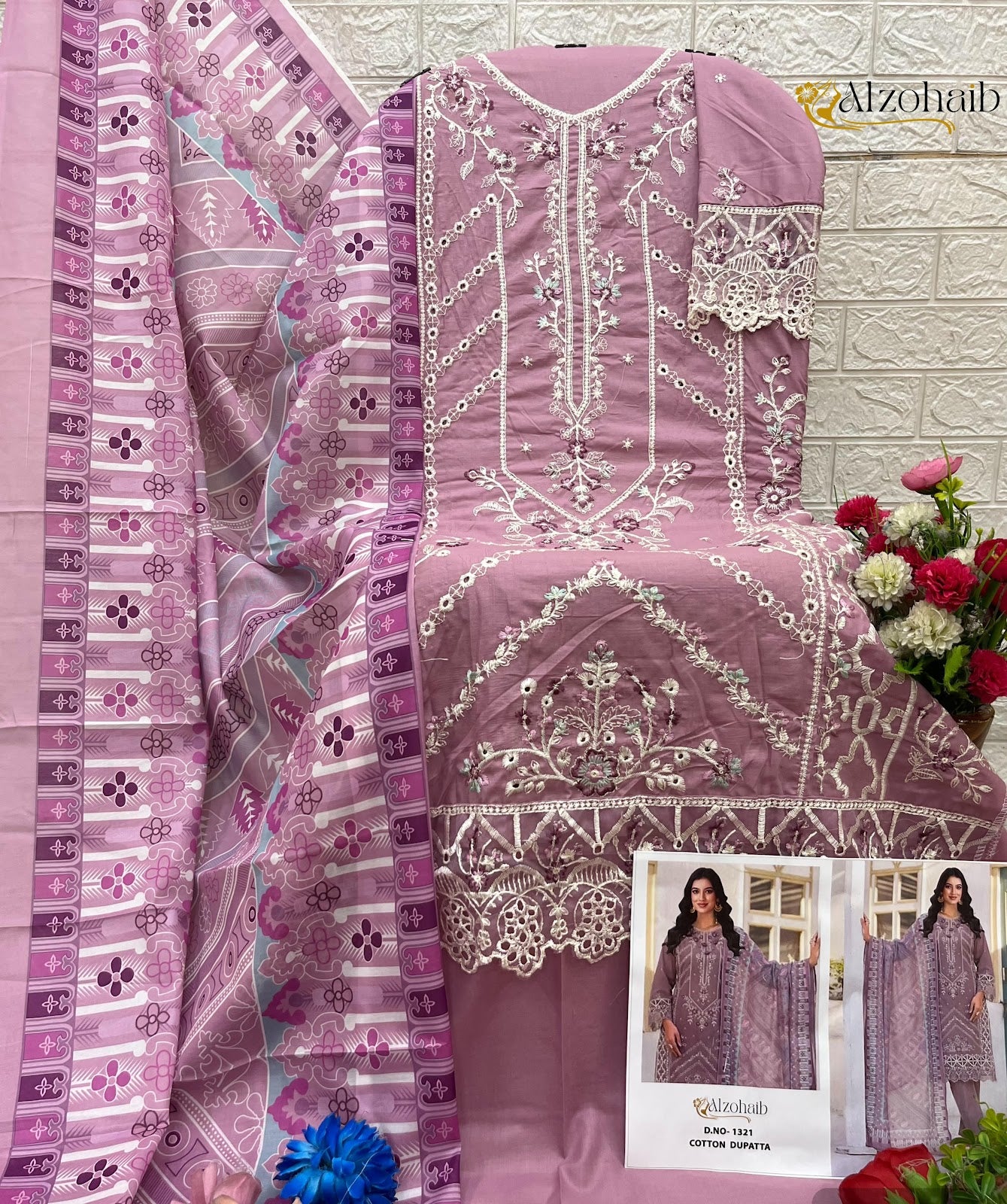 Yasmin Al Zohaib Cotton Karachi Salwar Suits Exporter India