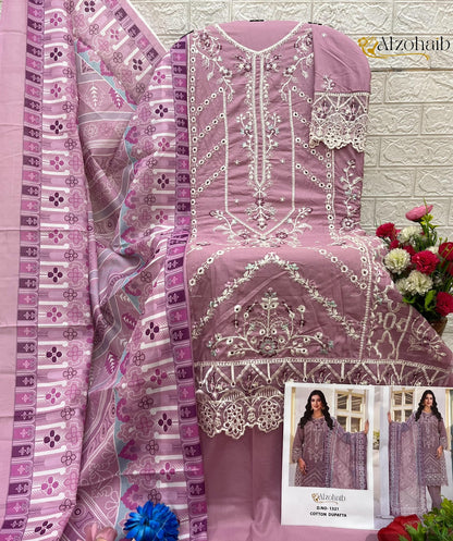 Yasmin Al Zohaib Cotton Karachi Salwar Suits Exporter India