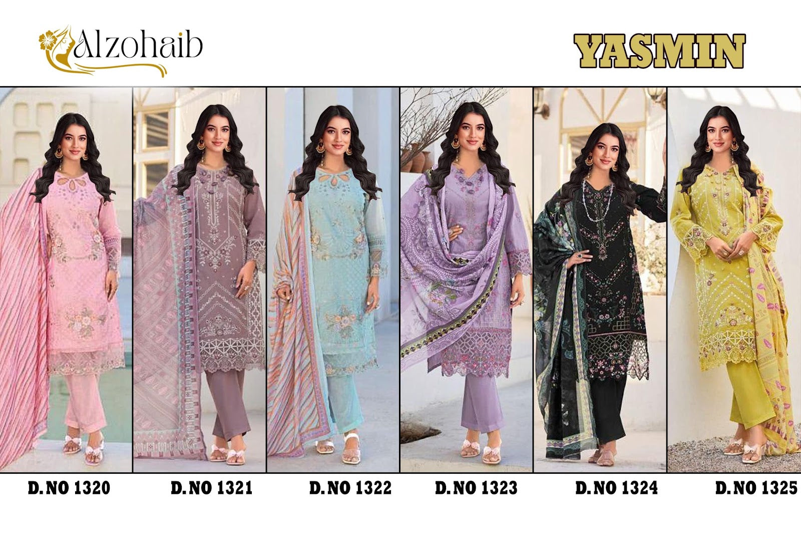 Yasmin Al Zohaib Cotton Karachi Salwar Suits Exporter India
