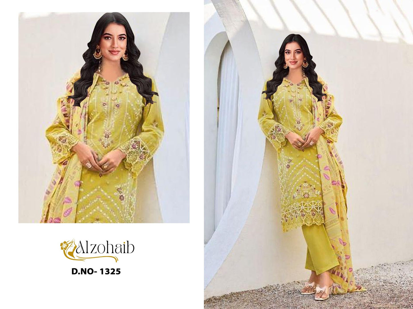Yasmin Al Zohaib Cotton Karachi Salwar Suits Exporter India
