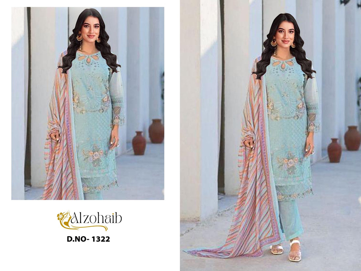 Yasmin Al Zohaib Cotton Karachi Salwar Suits Exporter India